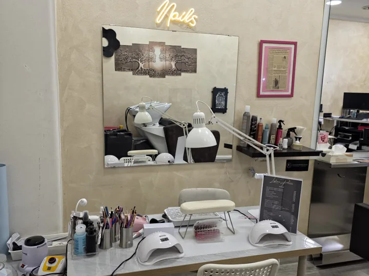 Postazione manicure del salone RÈA